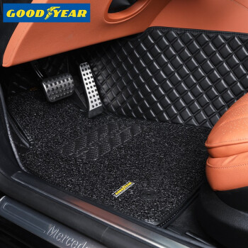 固特异（Goodyear）汽车脚垫适用ModelY宝马5系X3奥迪A6Q5L奔驰E级迈腾雅阁等定制	